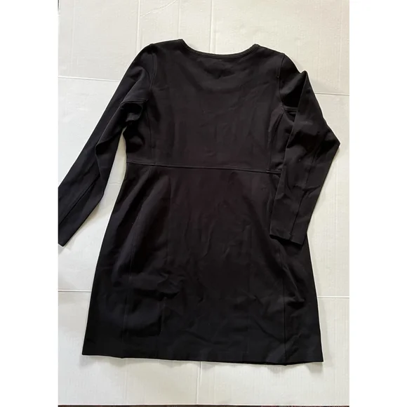 Duluth Trading Company Long Sleeve Ponte Knit Wearwithall Dress XL Black - Picture 8 of 8